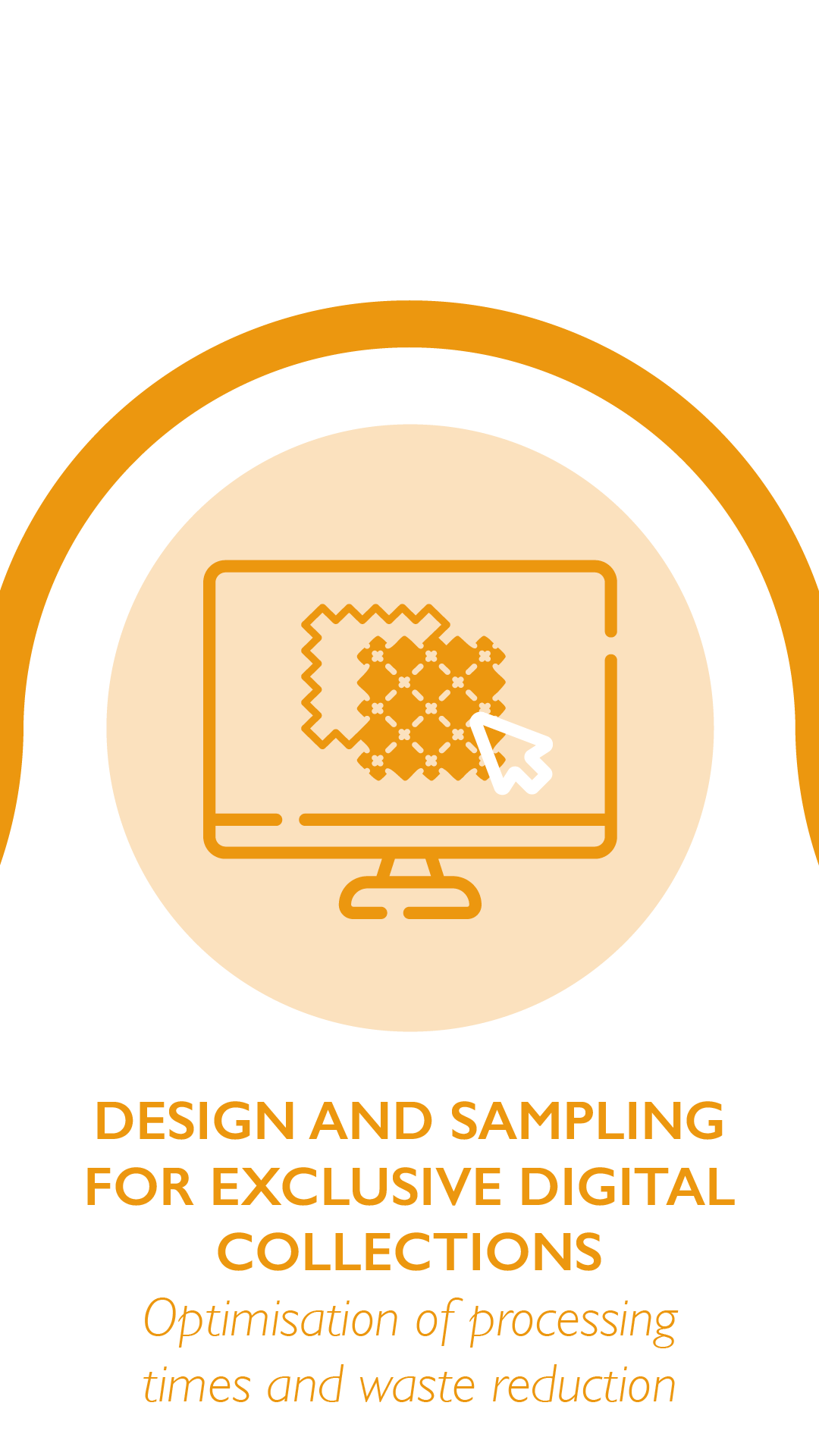 Design and sampling for exclusive digital collections: optimisation of processing times and waste reduction